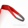 Κόκκινο 100% πολυεστέρα ανύψωσης 5ton Webbing Sling